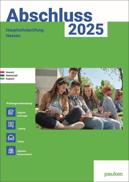 hugendubel Bergmoser + Höller Verlag AG: Abschluss 2025 - Hauptschulprüfung Hessen - Aufgabenband - Originalprüfungen mit Trainingsteil für die Fächer Deutsch Mathematik und Englisch bei. Online bestellen oder in der Filial Discount Store für neue Produkte