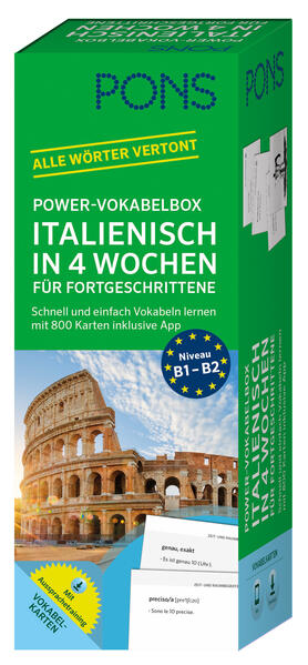 hugendubel PONS Power-Vokabelbox Italienisch in 4 Wochen für Fortgeschrittene bei. Online bestellen oder in der Filiale abholen