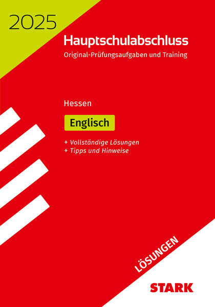 hugendubel STARK Lösungen zu Original-Prüfungen und Training Hauptschulabschluss 2025 - Englisch - Hessen bei. Online bestellen oder in der Filiale abholen