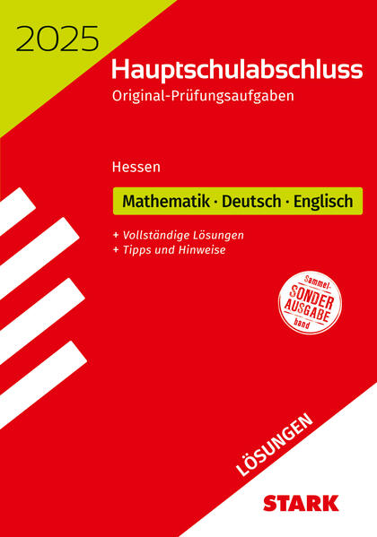 hugendubel STARK Lösungen zu Original-Prüfungen Hauptschulabschluss 2025 - Mathematik Deutsch Englisch - Hessen bei. Online bestellen oder in der Filiale abholen