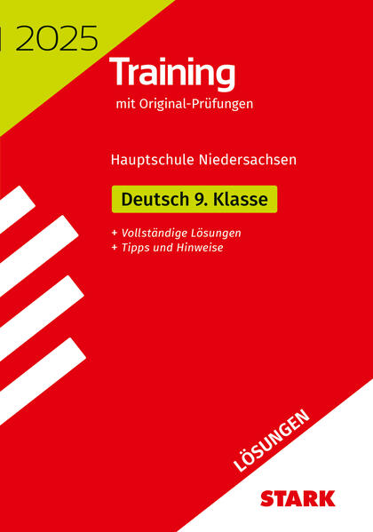 hugendubel STARK Lösungen zu Original-Prüfungen und Training Hauptschule 2025 - Deutsch 9. Klasse - Niedersachsen bei. Online bestellen oder in der Filiale abholen