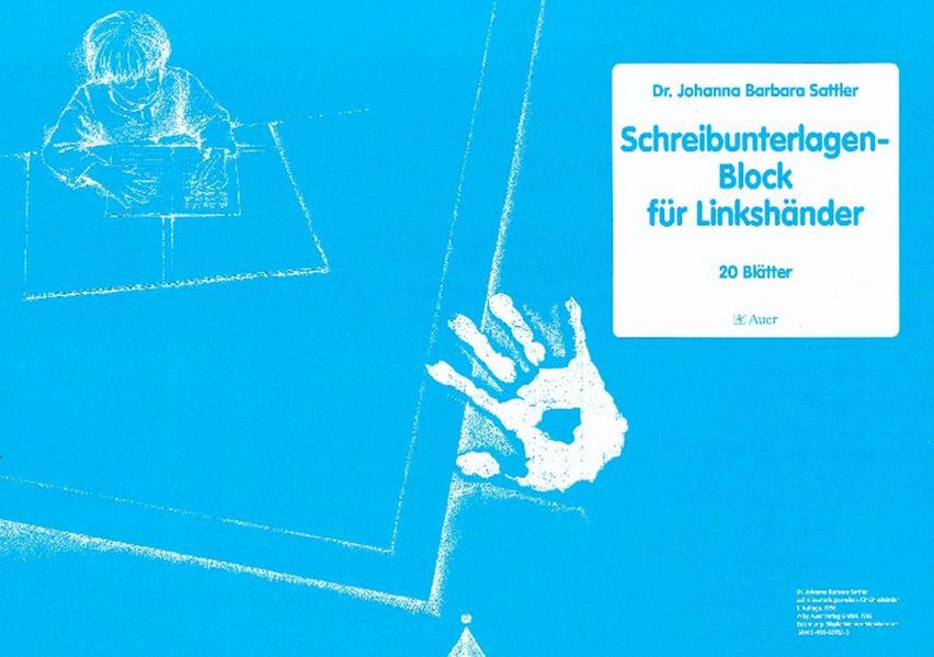 hugendubel Johanna Barbara Sattler: Schreibunterlagenblock für Linkshänder bei. Online bestellen oder in der Filiale abholen Bis zu 55% Rabatt