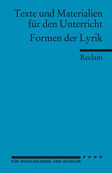 hugendubel Peter Bekes: Formen der Lyrik. (Texte und Materialien für den Unterricht) bei. Online bestellen oder in der Filiale abholen