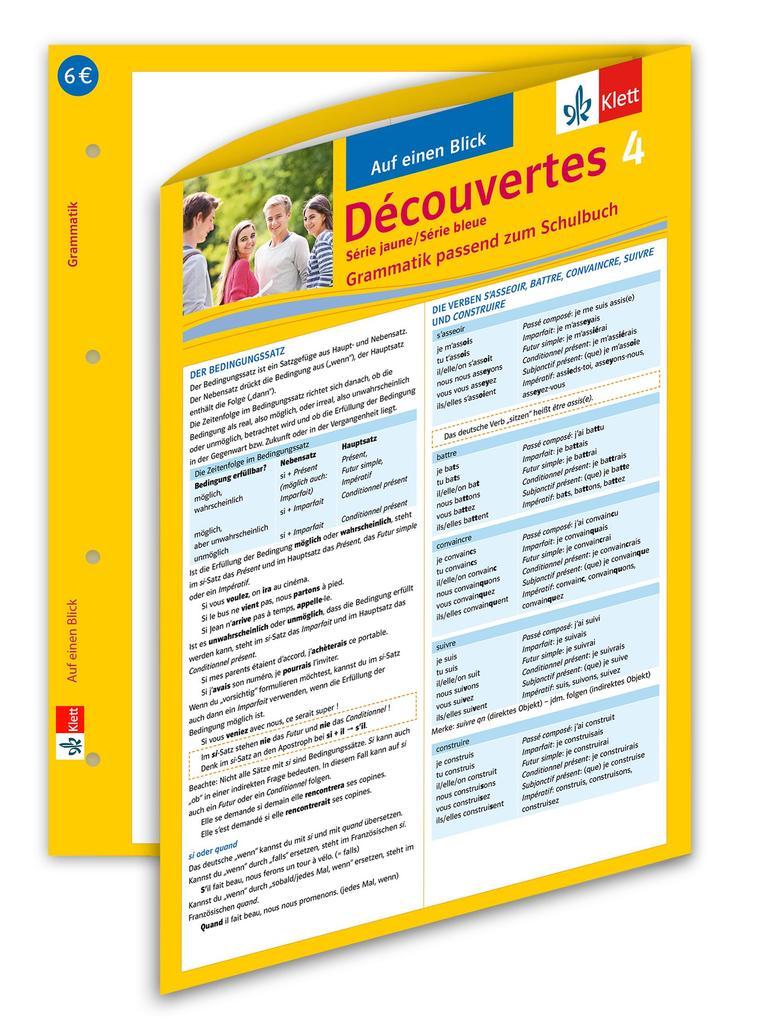 hugendubel Découvertes Série jaune und bleue 4. Grammatik bei. Online bestellen oder in der Filiale abholen
