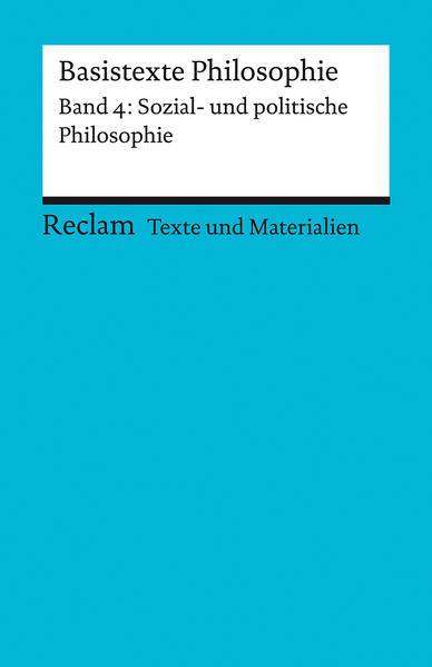 hugendubel Basistexte Philosophie. Band 4: Sozial- und politische Philosophie bei. Online bestellen oder in der Filiale abholen Kostenloser Versand international