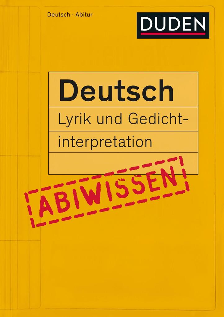 hugendubel Frank Becker Christine Schlitt Reinhard Marquaß: Abiwissen Deutsch - Lyrik und Gedichtinterpretation bei. Online bestellen oder in der Filiale abholen