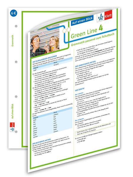 hugendubel Green Line 4. Auf einen Blick. G8. Klasse 8. Grammatik passend zum Schulbuch - Klappkarte (6 Seiten) bei. Online bestellen oder in der Filiale abholen