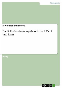 buecher Die Selbstbestimmungstheorie nach Deci und Ryan (eBook PDF) von Silvio Holland-Moritz - bücher.de