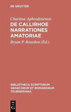 buecher De Callirhoe narrationes amatoriae (eBook PDF) von Chariton Aphrodisiensis - bücher.de Riesige Rabatte