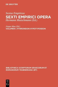 buecher Pyrroneion hypotyposeon (eBook PDF) von Sextus Empiricus - bücher.de Verkauf