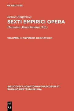 buecher Adversus dogmaticos (eBook PDF) von Sextus Empiricus - bücher.de Angebote