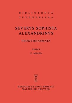 buecher Progymnasmata quae exstant omnia (eBook PDF) von Severus Sophista Alexandrinus - bücher.de