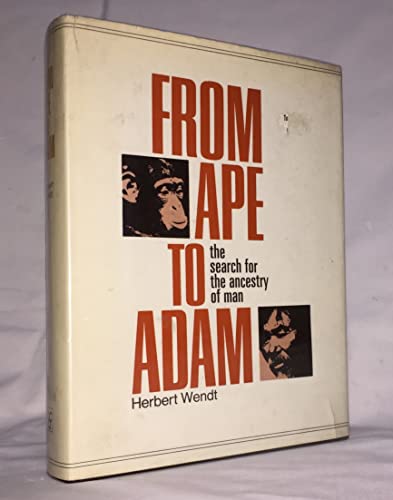 zvab From Ape to Adam: Search for the Evolution of Man von Herbert Wendt: Very Good Paperback (1972)