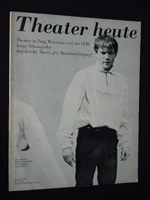 zvab Theater heute. Die deutsche Theaterzeitschrift für Schauspiel Oper Ballett. Heft 1 Januar 1966. Mit Stückabdruck: DIE BENACHRICHTIGUNG von Vaclav Havel von Herausgegeben von Erhard Friedrich Siegfried Melchinger und Henni