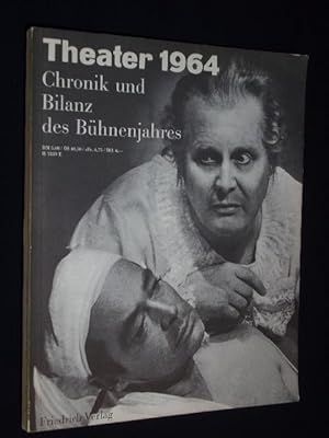 zvab Theater 1964. Chronik und Bilanz eines Bühnenjahres. Sonderheft von "Theater heute". Mit Stückabdruck: DER SCHWARZE SCHWAN von Martin Walser von Herausgegeben von Erhard Friedrich Siegfried Melchinger Henning Rischbieter;