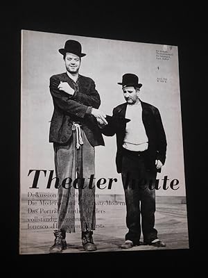 zvab Theater heute Heft 4 1965. Mit Stückabdruck: HUNGER UND DURST von Eugene Ionesco von Herausgegeben von Erhard Friedrich Siegfried Melchinger und Henning Rischbieter; Red.: Henning Rischbieter Ernst Wendt; Eugene Ionesco: M