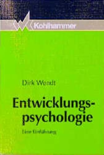zvab Entwicklungspsychologie. Eine Einführung von Dirk Wendt: good (1997) Sonderangebot der Fabrik