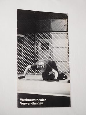 zvab Programmheft Münchner Kammerspiele Werkraumtheater 1976/77. Uraufführung VERWANDLUNGEN nach Kafka von George Tabori. Insz.: George Tabori Bühne/ Kostüme: Veronika Dorn Musik: Michael Rüggeberg. Mit Felix von Manteuffel 2025