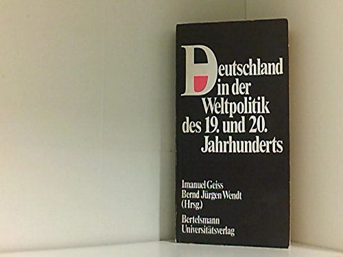 zvab Fritz Fischer Zum 65. Geburtstag: Deutschland in der Weltpolitik des 19. und 20. Jahrhunderts von Geiss Imanuel Und Jürgen (Hg.) Wendt: Good (1973)