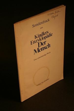 zvab Sonderdruck: "Kosmos Erde Mensch". Reprint from: Kindlers Enzyklopädie Der Mensch. Das zehnbändige Werk von Schidlowski Manfred / Wendt Herbert
