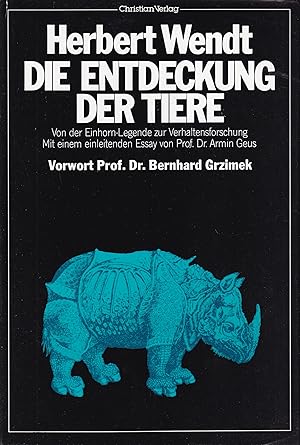 zvab Die Entdeckung der Tiere von Wendt Herbert: (1986)